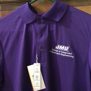 JMU short sleeve men’s shirt. Med.